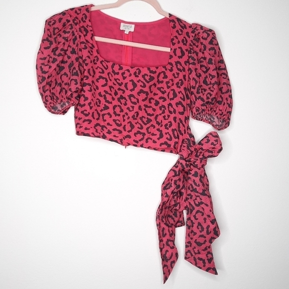 HEMANT AND NANDITA X REVOLVE Rica Side Cascade Blouse M - Picture 2 of 5